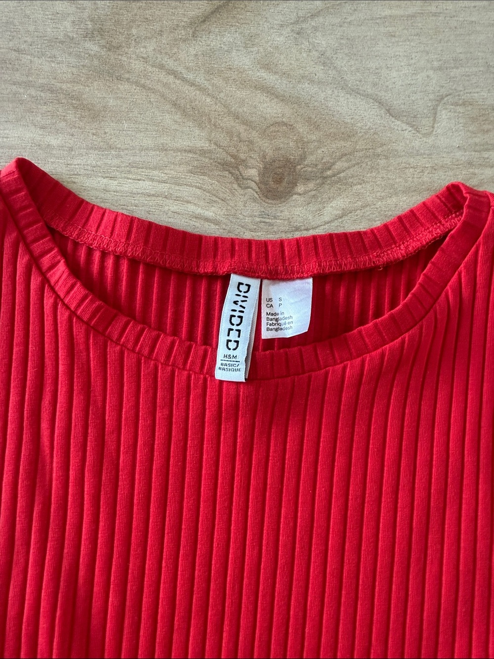 H&M Red Short Sleeve Garden Indie Sleaze Twee Fitted Mini Dress 90s - Picture 3 of 4